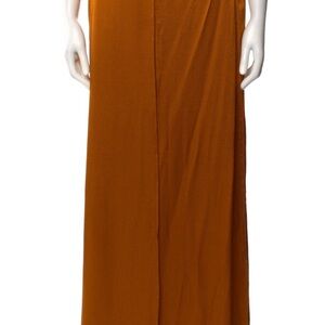 Palmer//Harding Elegant Orange Maxi Skirt (Designer)